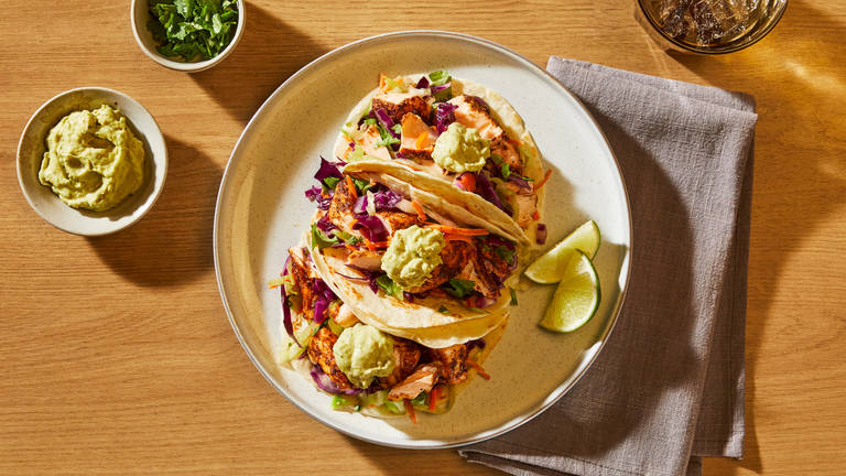 Baja Salmon Tacos
