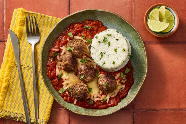 Colombian-Inspired Albondigas with Hogao Sauce
