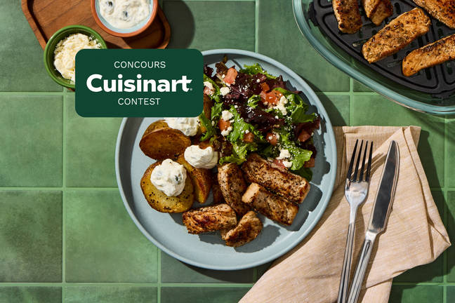 Nutritionist's Pick: Pork Souvlaki with Lemon-Pepper Potatoes and Feta-Yogurt Sauce