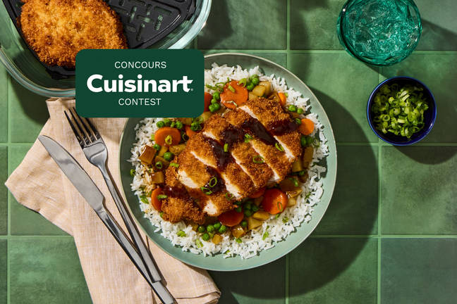 Pork Katsu Curry with Green Onion Rice