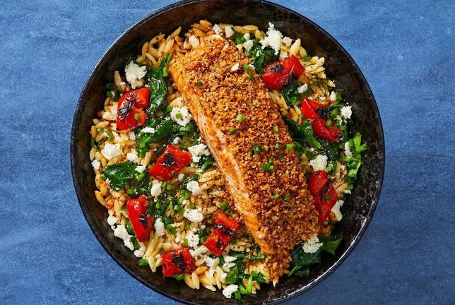Panko-Crusted Salmon