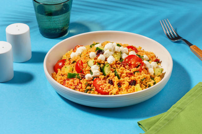 Ziegenkäse-Tabbouleh mit Cranberries