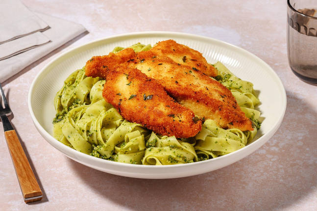 Hähnchenfilets in Kräuterpanade