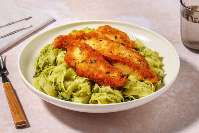 Hähnchenfilets in Kräuterpanade