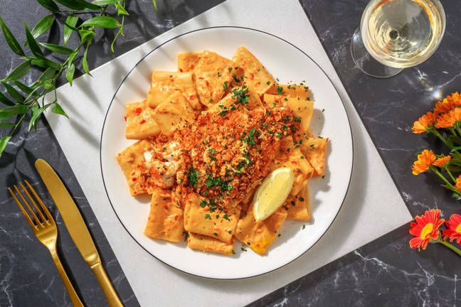 Dorade mit Mandel-Panko-Kruste 