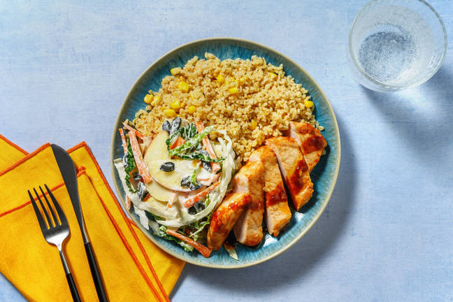 Lynstegt BBQ-svineschnitzel
