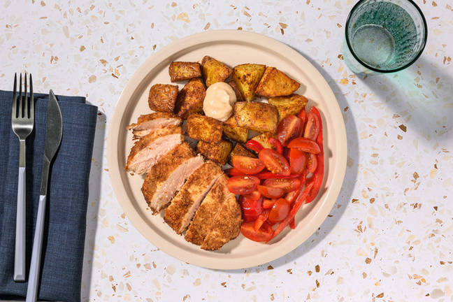 Cajunpanerad kyckling