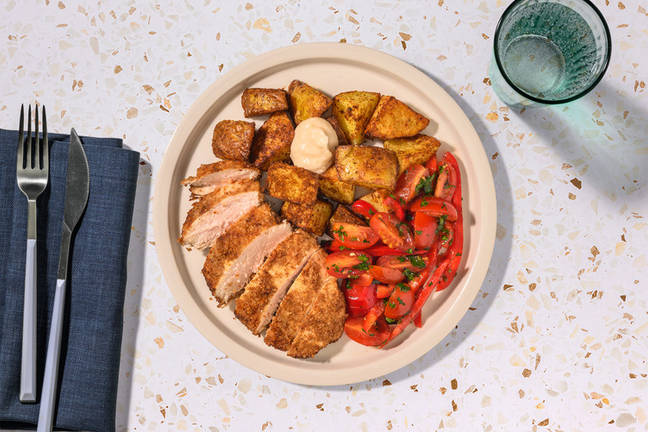 Cajunpanerad kyckling