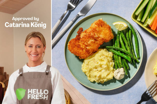 Stekt pankopanerad fisk