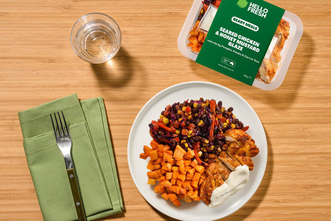 Seared Chicken & Honey Mustard Glaze