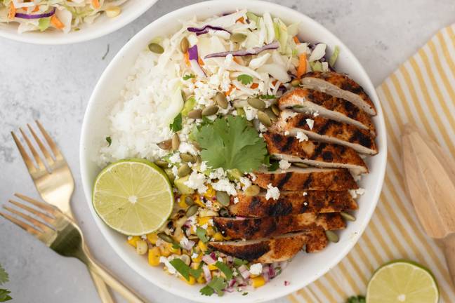 Fraîche Table's Street Corn Chicken Bowls