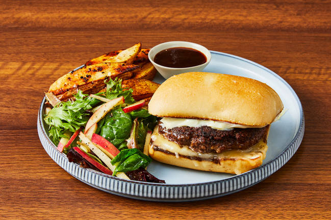 Burgers de bœuf et sauce BBQ aux figues