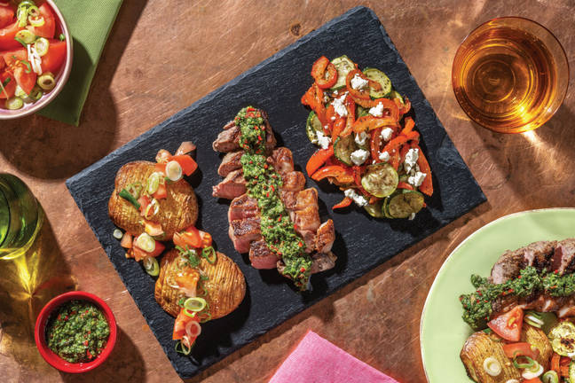 Argentinian-Style Sirloin & Chimichurri
