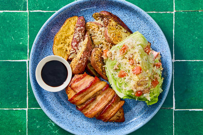 Balsamic Bacon-Wrapped Chicken