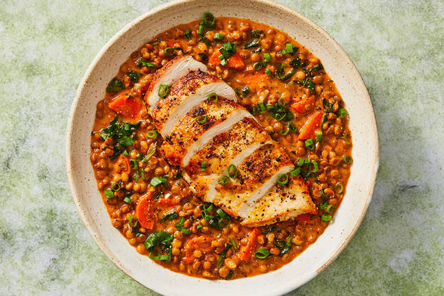 SuperQuick Honey-Harissa Chicken