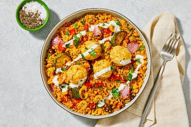 Cal Smart Greek-Style Turkey and Feta Meatballs