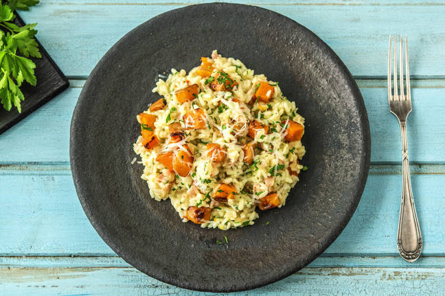 Bacon & Butternut Squash Risotto