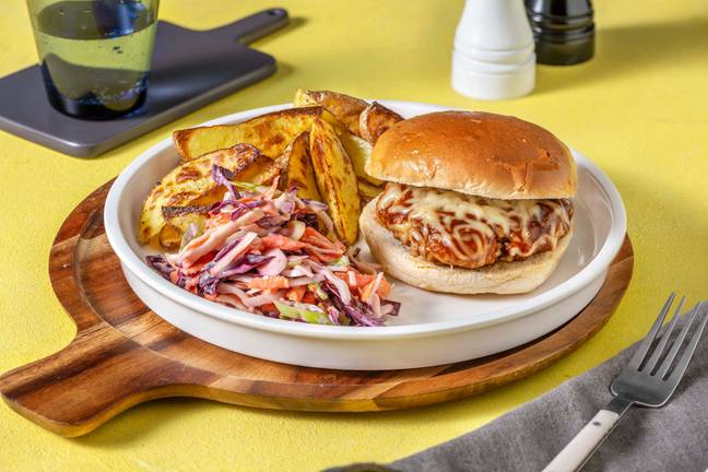 BBQ Sausage Cheeseburger