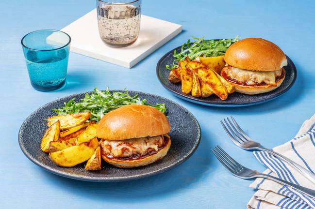 BBQ Sausage Cheeseburger