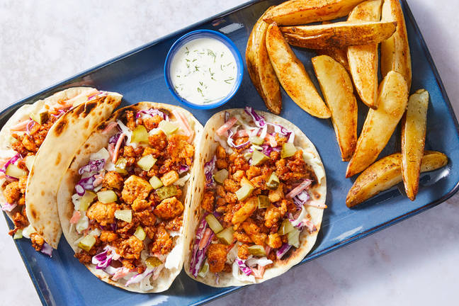 Chili-BBQ Tofu Wraps