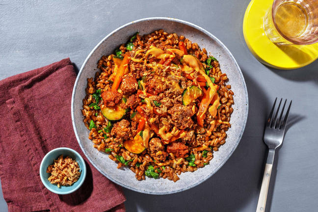 Bols au gochujang et au sésame grillé