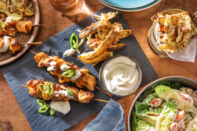 Buffalo Chicken Skewers