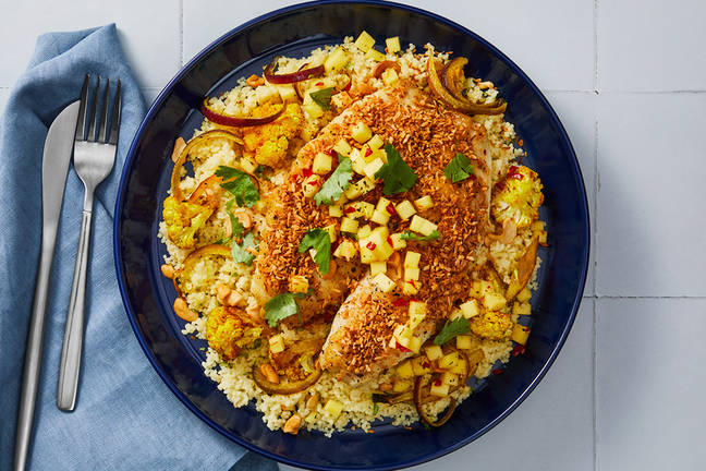 Nutritionist's Pick: Seared Coconut Tilapia with Mango Salsa 