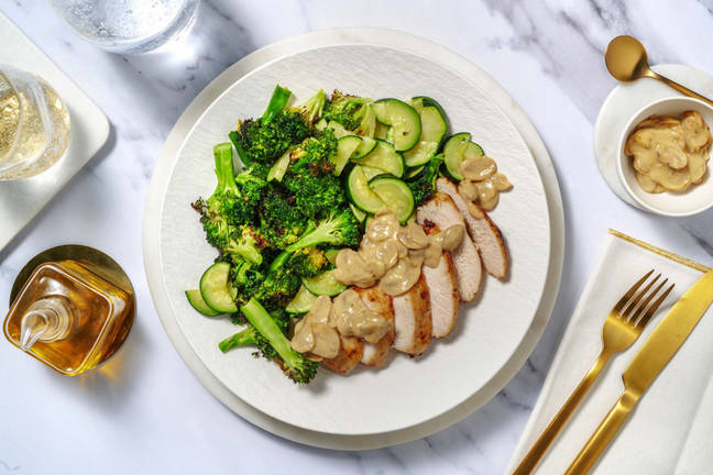 Chicken in Rich Mushroom Sauce