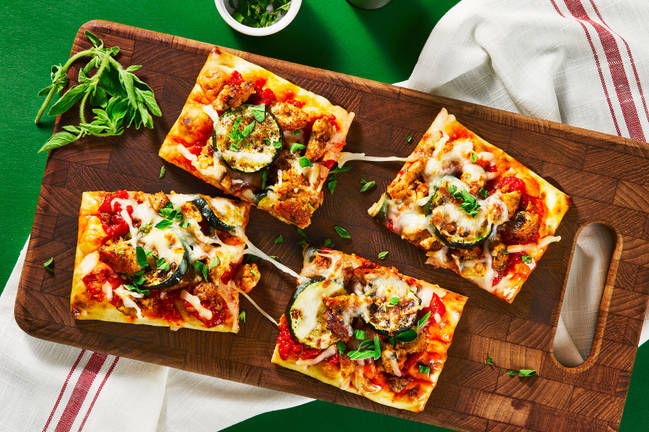 Chicken Sausage Flatbreads