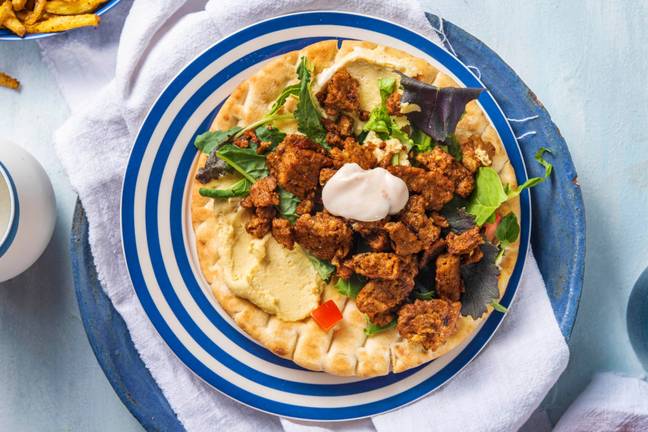 Chopped Salad Gyro Wrap