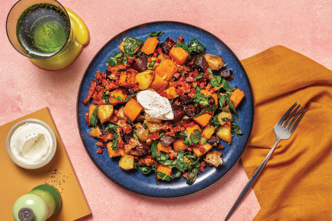 Comforting Chorizo & Veggie Traybake