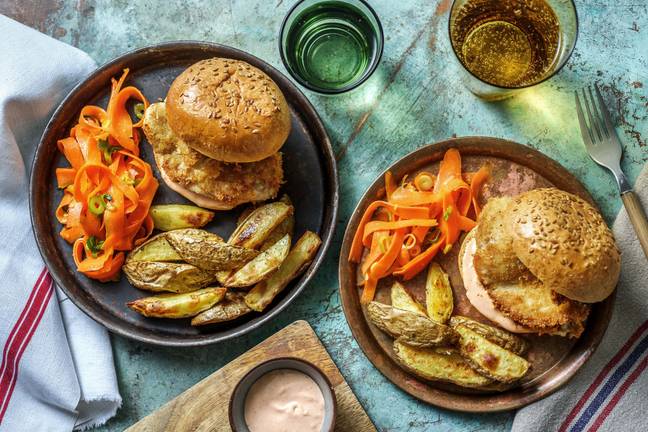 Crumbed Chicken Burger