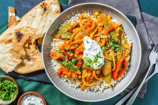 Indiase curry met venkel en mais