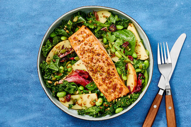 Saumon moutarde et miel super rapide au four