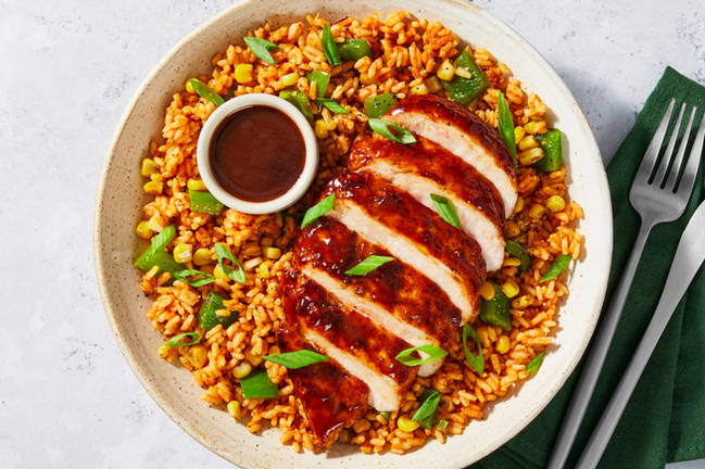 BBQ-Glazed Chicken Bowls