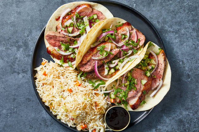 Peking Duck-Inspired Wraps