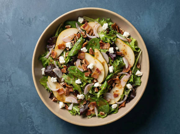 Crispy Bacon & Goat Cheese Salad