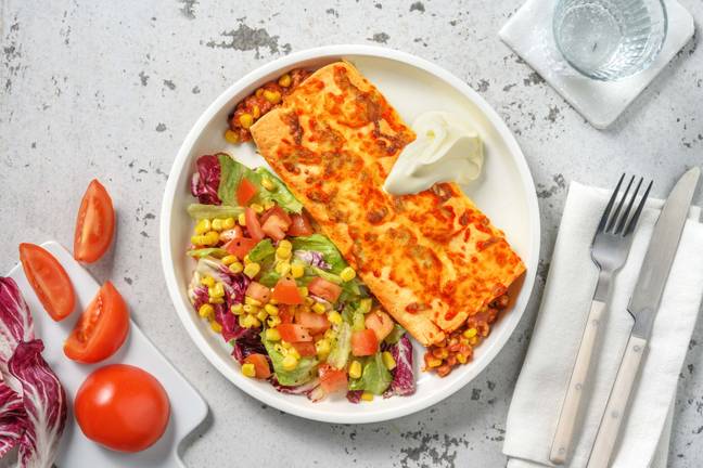 Enchilada's met kipgehakt