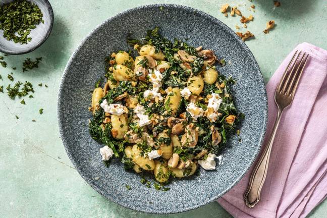 Garlic Mushroom Gnocchi (v)