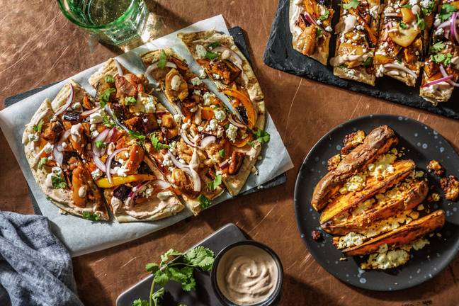 Honey Glazed Chicken Flatbreads