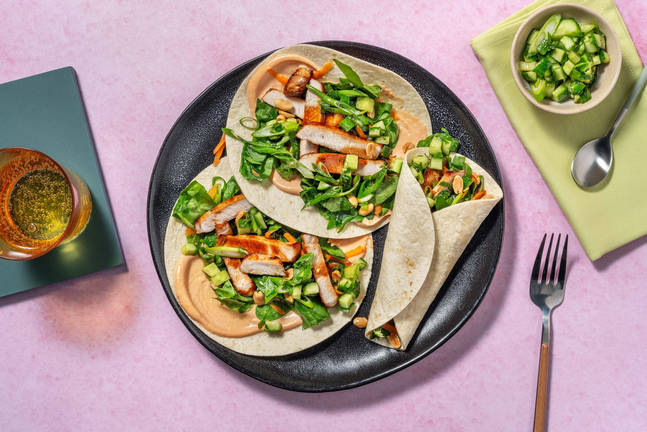 Vietnamese Grilled Hoisin Pork Wraps