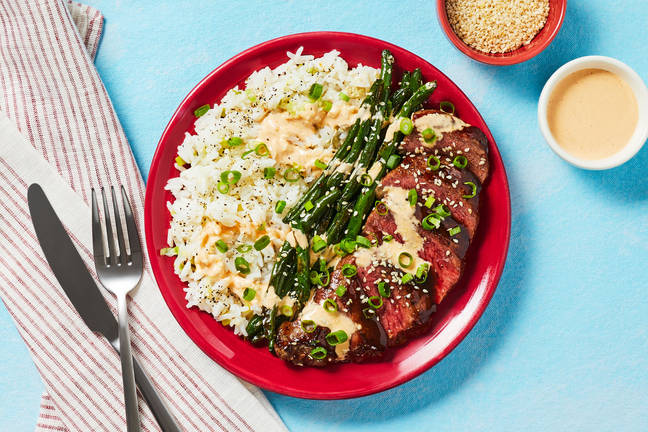 Hoisin-Glazed Steak & Ponzu Green Beans
