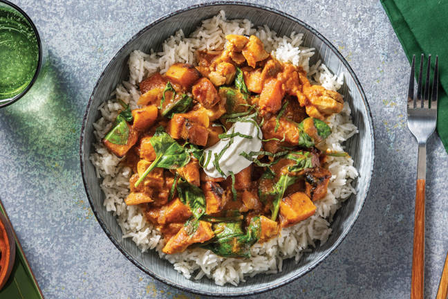 Indian Chicken & Roast Pumpkin Curry