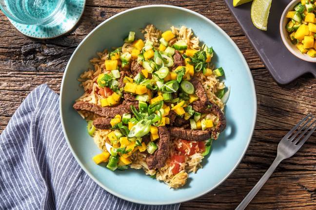 Jerk-Spiced Beef Bowl