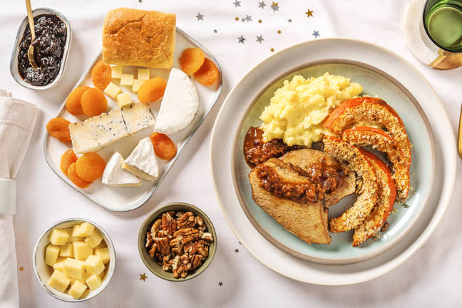 Kalfssukade met rodewijnsaus en knapperige pompoenparten