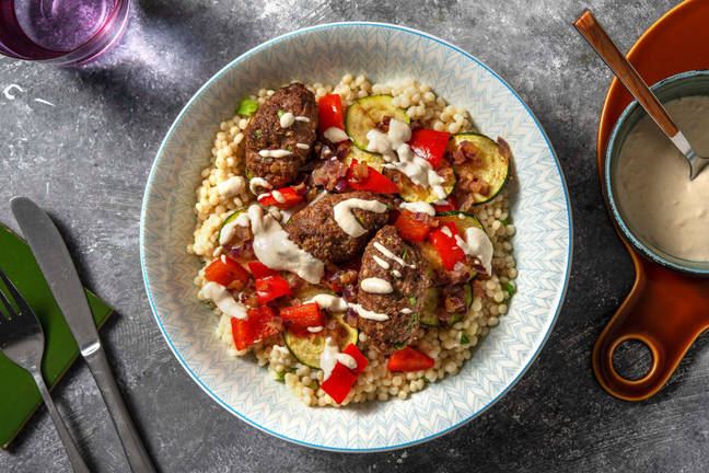 Beef Kofta Tray Bake