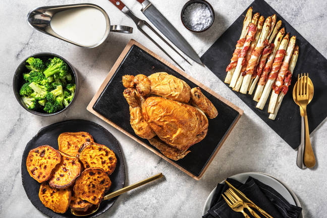 Knoblauchhähnchen mit Brokkoli