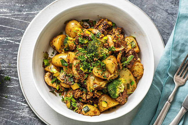 Krieltjes met gekruid rundergehakt