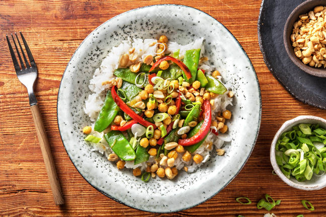 Kung Pao Chickpeas
