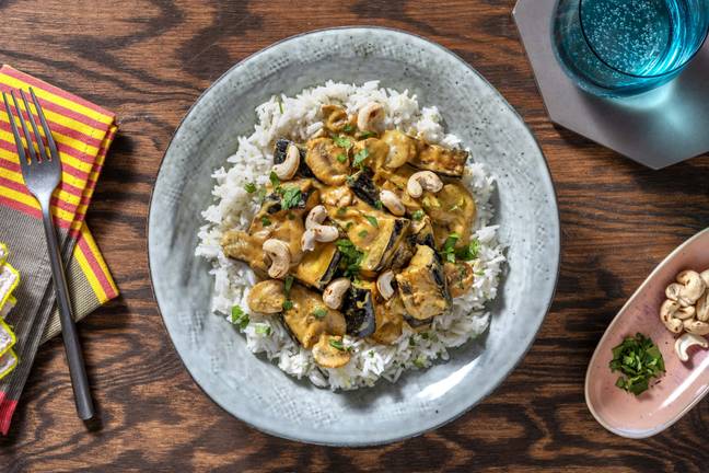 Massaman Style Aubergine Curry
